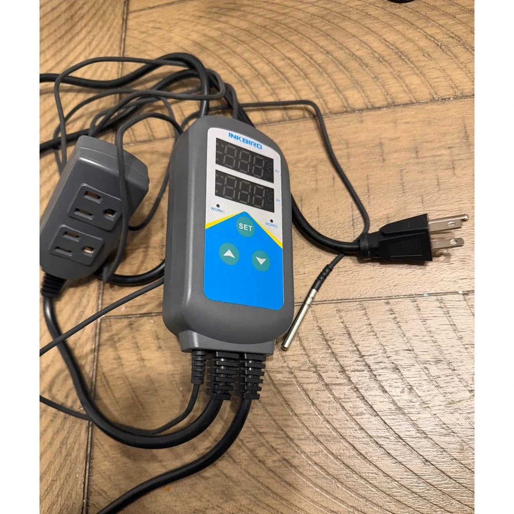 INKBIRD ITC308T Plug and Play Thermostat Dual Outlet Temperature Controller 10A